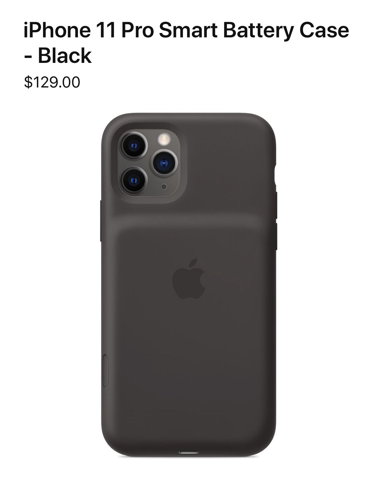 iPhone 11 Pro smart battery case