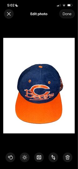 Vintage Chicago Bears Snapback Hat The Game 80s 90s NFL EUC