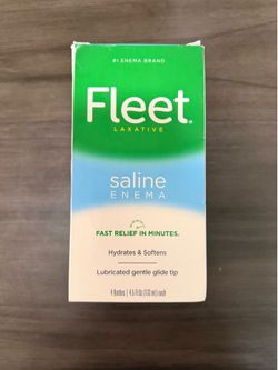 Fleet Saline Enema 4-Pack | New