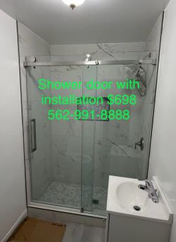 Frameless Shower Glass Door 