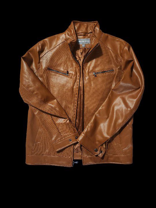 Michael Kors Leather Jacket - Men's Large for Sale in Audubon, NJ - OfferUp