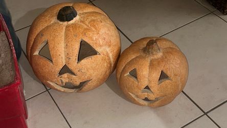 Terracotta Pumpkins / Lanterns