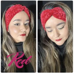 Handmade Crochet Velvet Soft Headbands Twisted Knot. 2 For $10Colors Of Your Choice 