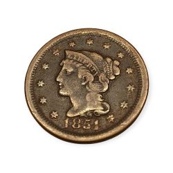 1851 Large Cent 