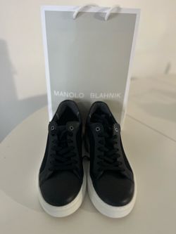 Manuel Burtelli Black and White Low - top sneakers   Men  Size  8