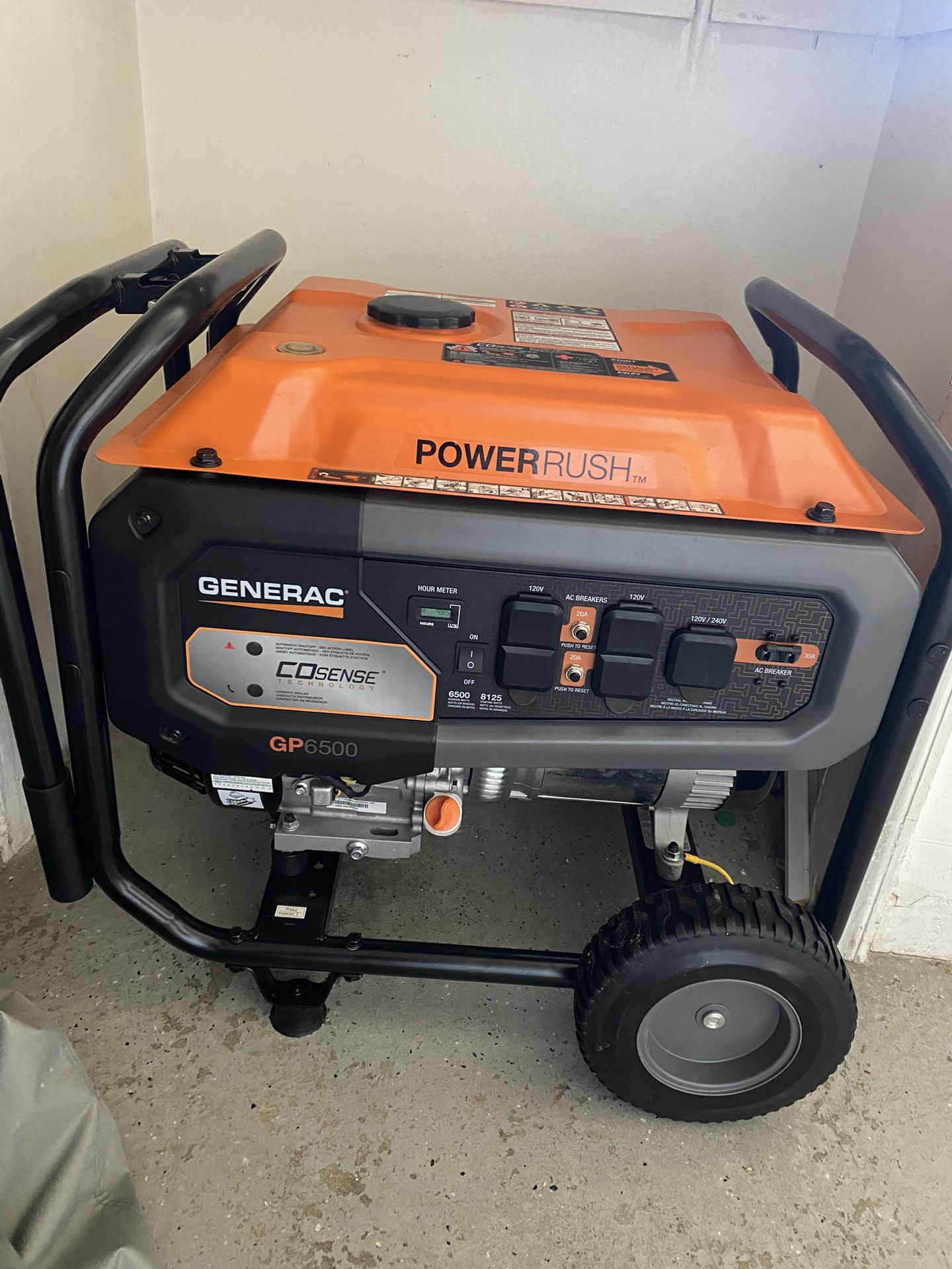 Generator 6,500 Running Watts