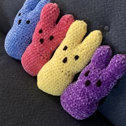 Crochet Easter Peep Bunny Amigurumi