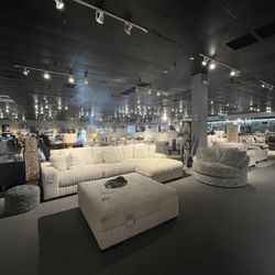 Ivory 3PC Chaise Sectional Couch