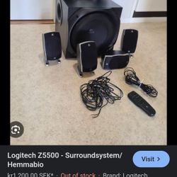 Logitech Z5500 Home Theater 1000w w/BT