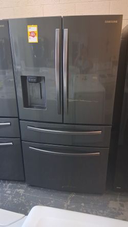 Nice Samsung black stainless steel refrigerator