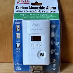 NEW Kidde Carbon Monoxide Alarm  KN-COPP-3 Plug-in With Digital Display 