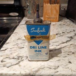 **VINTAGE SAMFORDS  DRI LINE INK CAN**