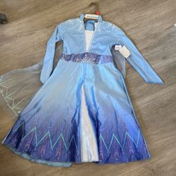 Frozen Costume Size Small (4-6) Brand New (has little stain from storage)