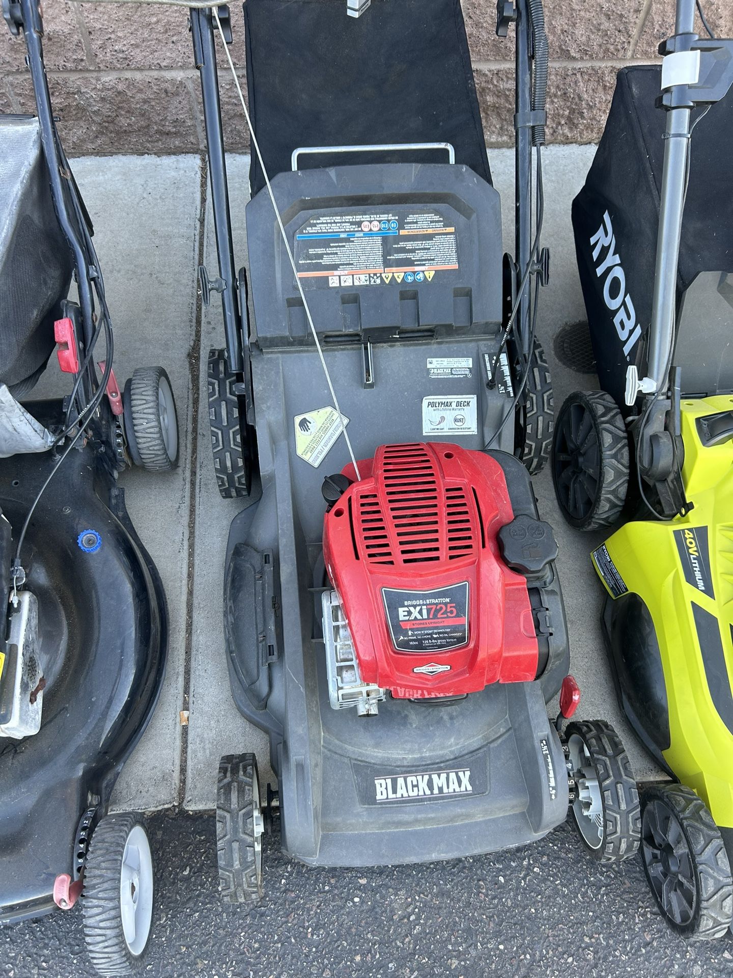 Black Max Lawn Mower Exi725(OL/6751)