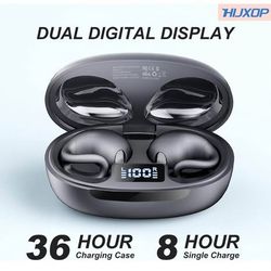 Brand new Open Ear Earbuds Lightweight Comfort Clip Wireless Earbuds Sweat Resistant Bluetooth Headphones Lightweight Sport Headphones for Workouts an