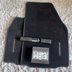 Genuine Porsche Mats, Tool Kit & Air Compressor Tire Pump