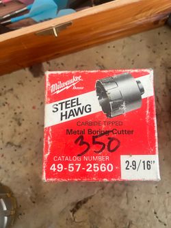 Milwaukee hawg cutter carbide tipped