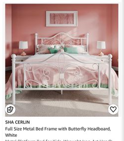 Full size butterfly bed frame