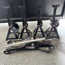 Craftsman Floor Jack and Jack Stands
