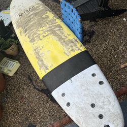 7’4 Hybrid Soft Top Fun Board