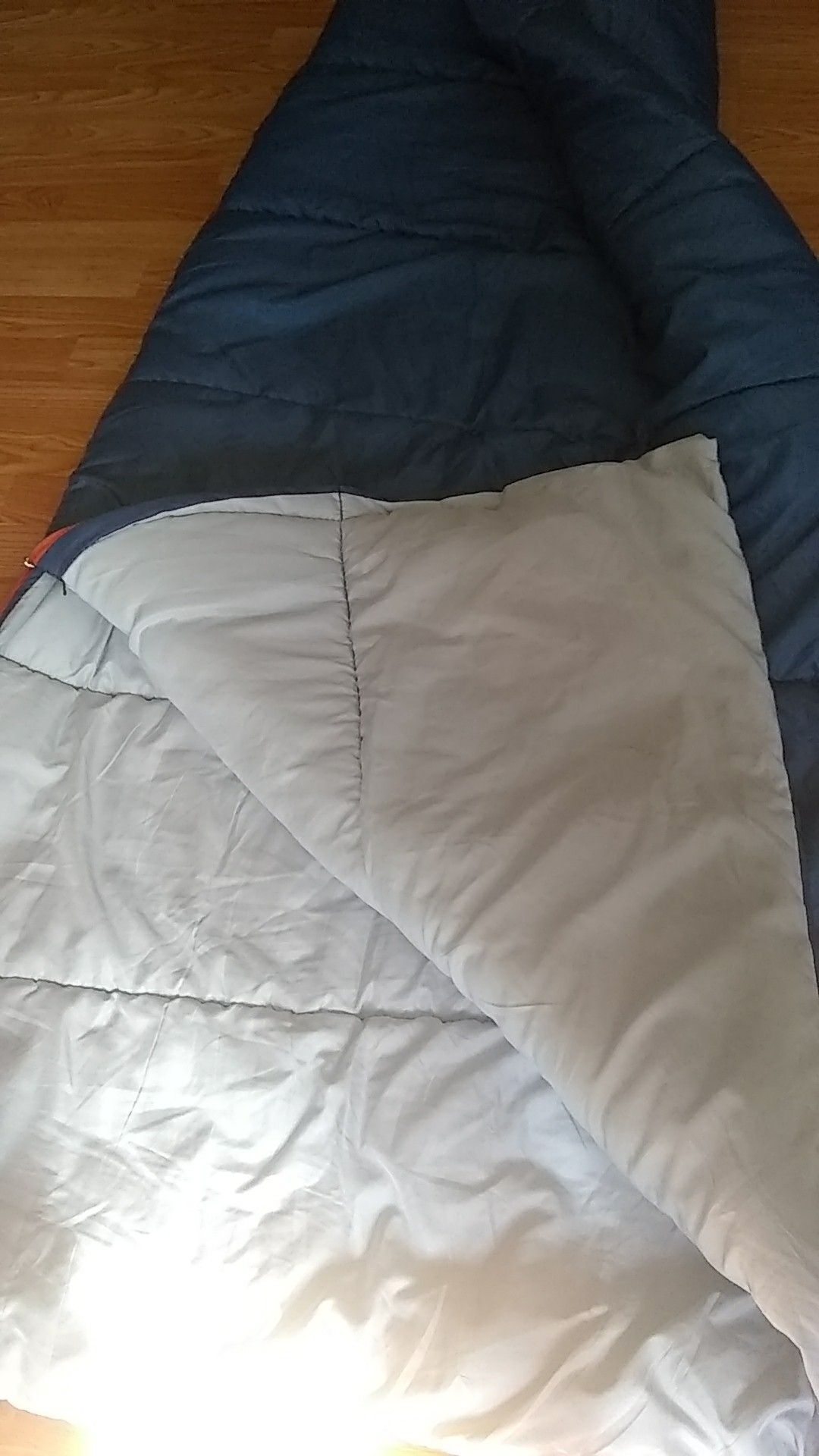 Sleeping bag a little damaged as shown in the pictures