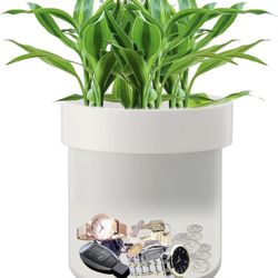 Younion Flower Pot Diversion Safe with Key Lock, Secret Hidden Safe Lock Box, Perfect for Hiding The Valuables Inside Flower Pot’s False Bottom, Plant