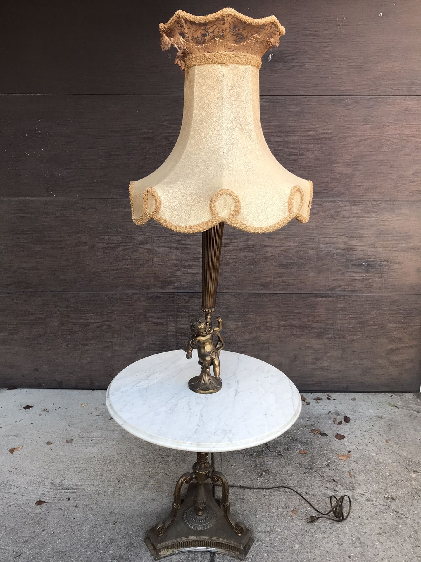 Marble Table Lamp.