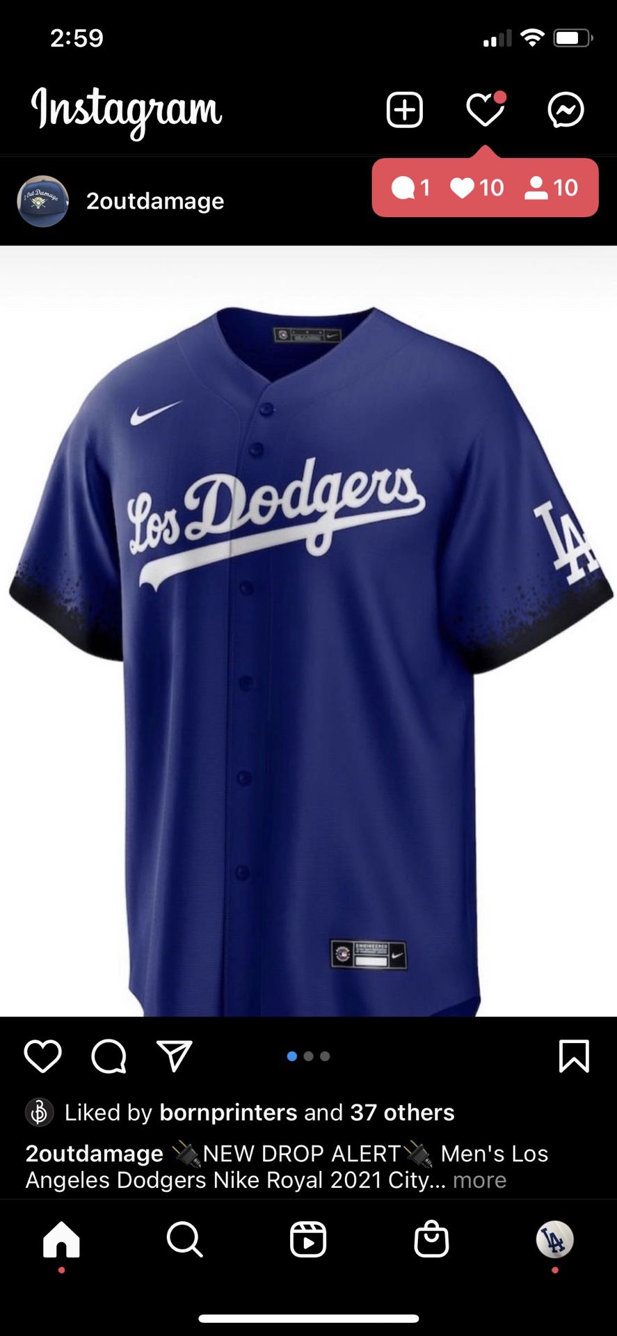Los Dodgers City Connect Jersey Nike