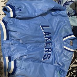 NBA Lakers Blue Bomber Jacket 3XL