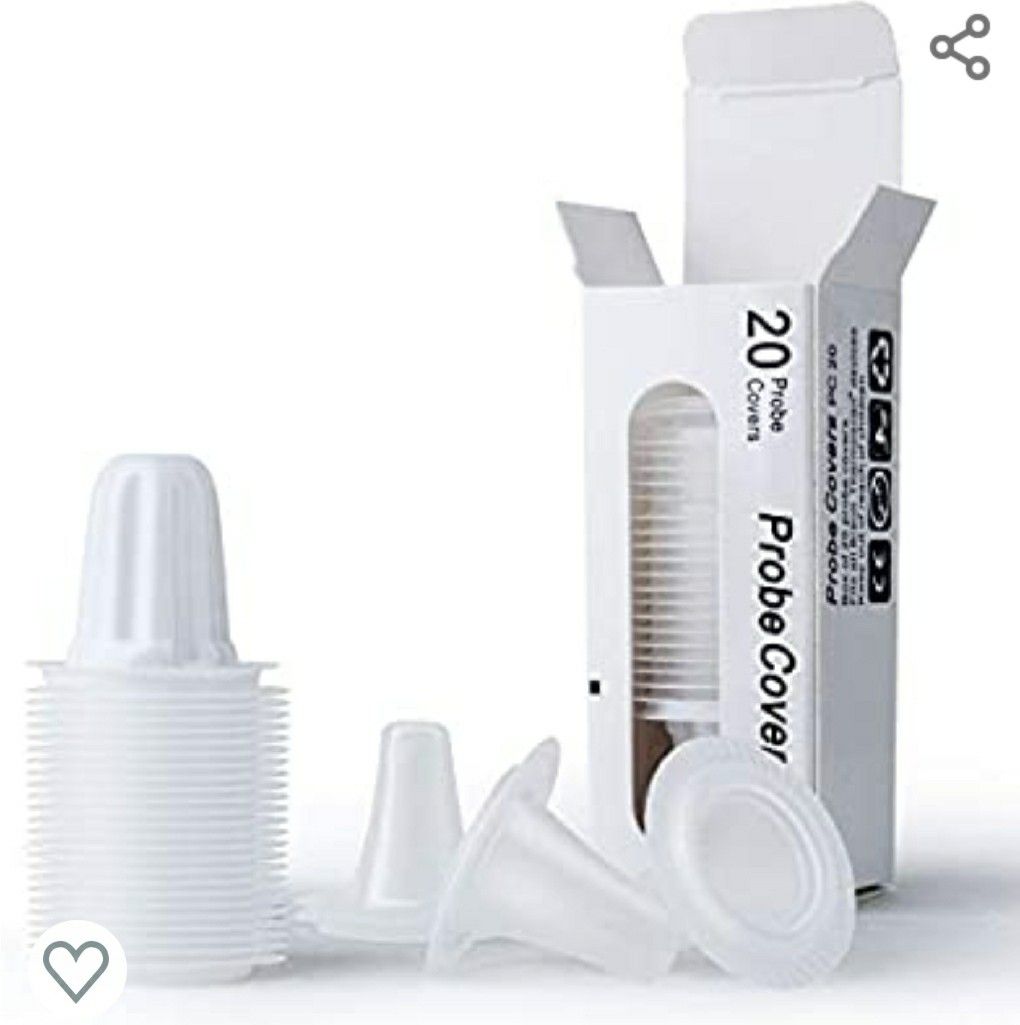 Ear Thermometer Probe Covers, abitku Refill Caps Replacement Lens Filter Protector Case for All Braun ThermoScan Disposable Covers (100pcs)