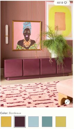Anthropologie 72” media console