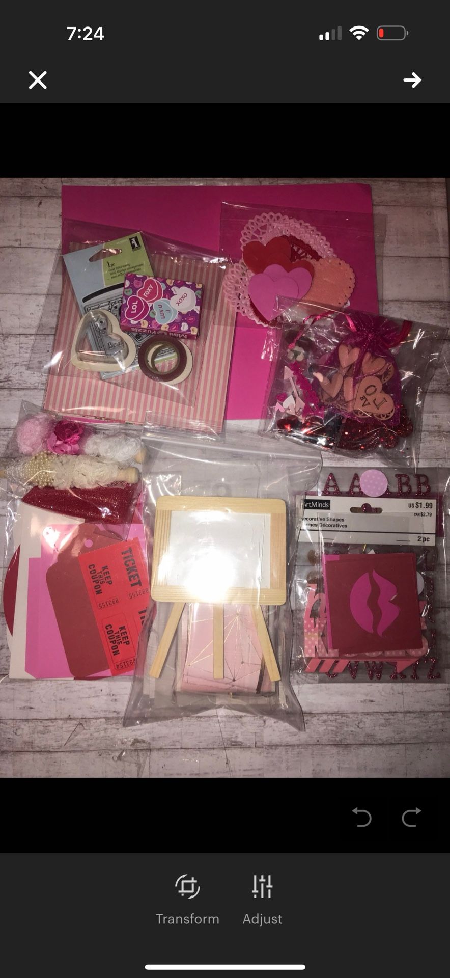Valentine’s Craft Items
