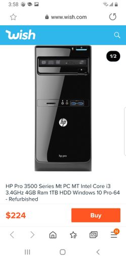 HP TOWER, JUST BOUGHT BUT NO NEED KIDS USE LAPTOP