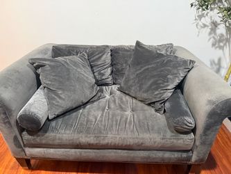 Grey Loveseat Couch