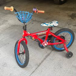 Huffy Spider Man 16inch wheel kids bike