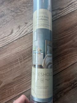 Threshold Metallic Blue Peel & Stick Wallpaper – NEW –