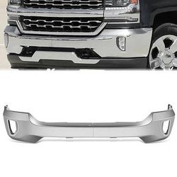 LA Zona Auto Parts 16 17 18 Chevy Silverado Modular Lower Front Bumper Defensa de Enfrente Chrome Cromado