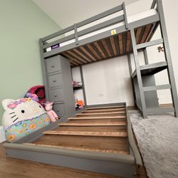 Bunk Bed With Desk