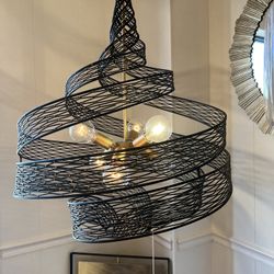 Varaluz 6 Light Spiral Fixture 