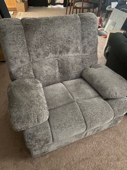 Oversize sofa reclining armchair