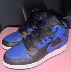 blue Jordans