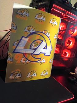 12x16 3D  Los Angeles Rams poster