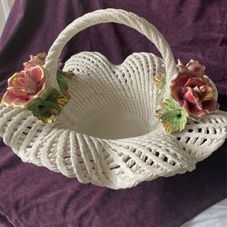 Capodimonte Weaved Fruit Basket