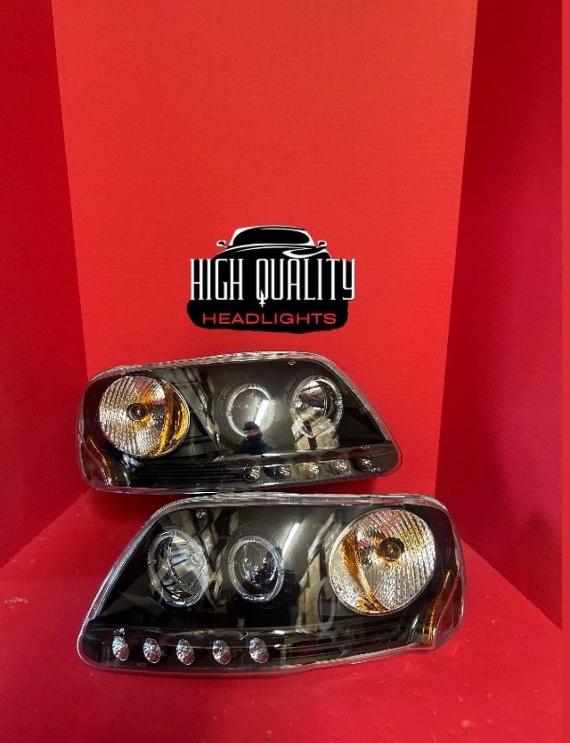Ford F150 1997. 2003 headlights.
