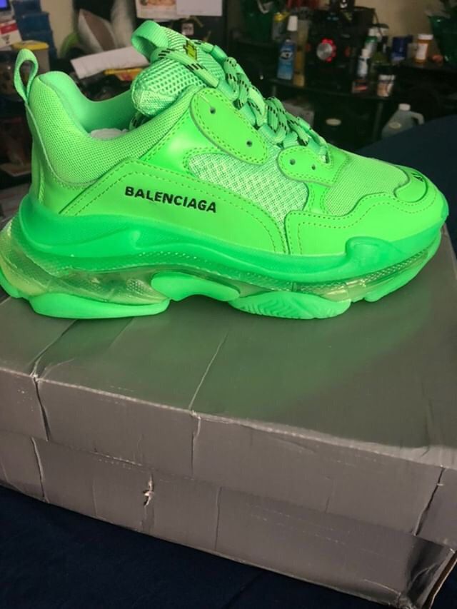Neon Green Balenciaga Size 41-8