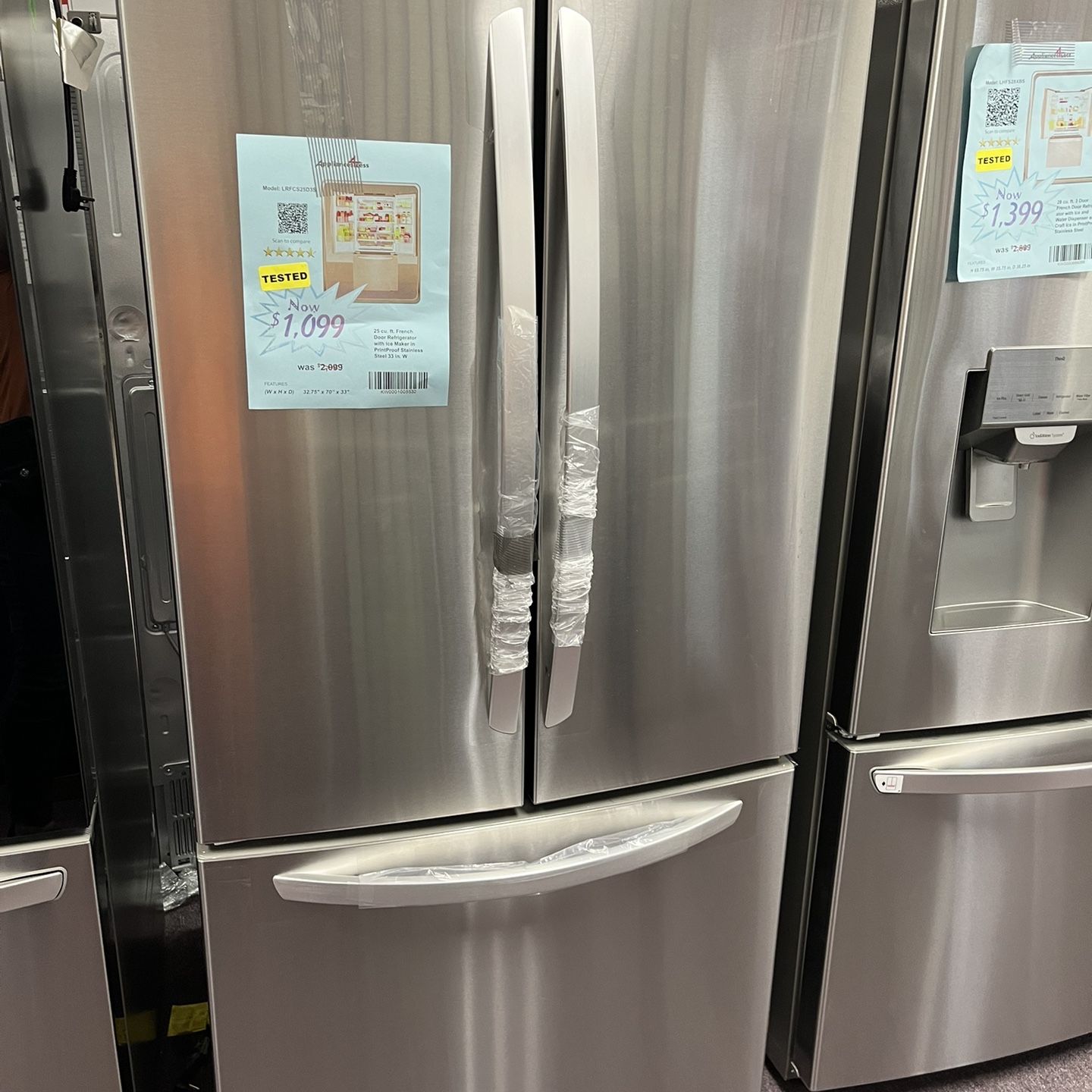 Refrigerator-LG Open Box 30” Refrigerator With 1 Year Warranty 