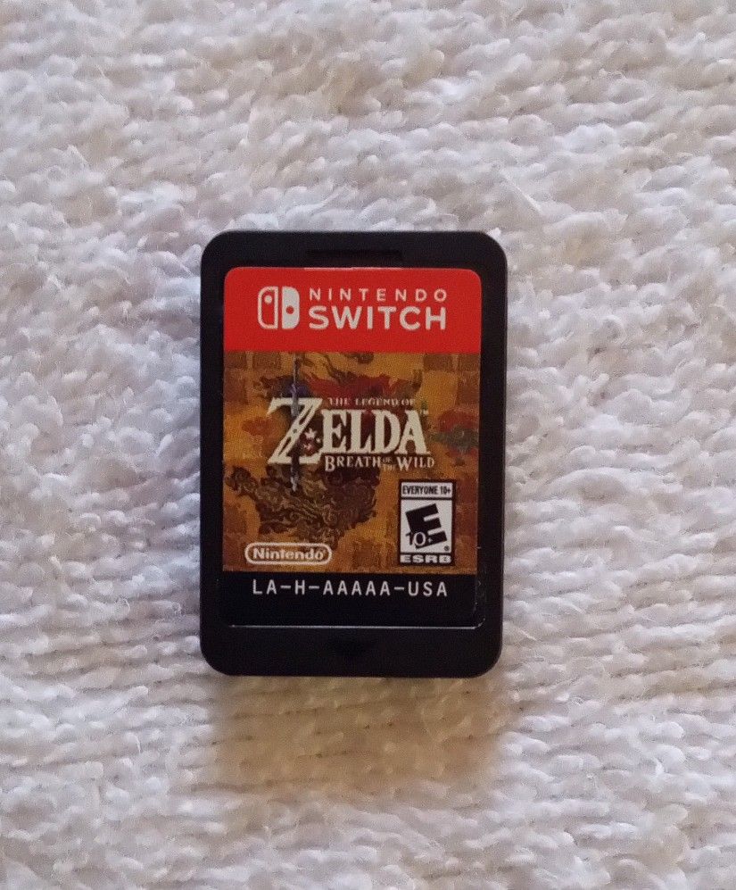 Zelda Breath Of The Wild Game For Nintendo Switch