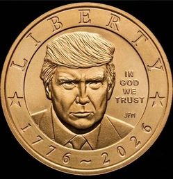 Trump Dollar slab for Americas 250th