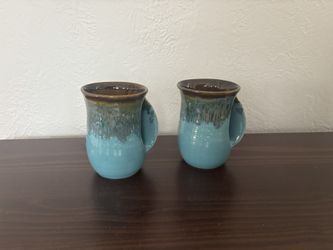 2 Handmade Neher Ceramic Mugs