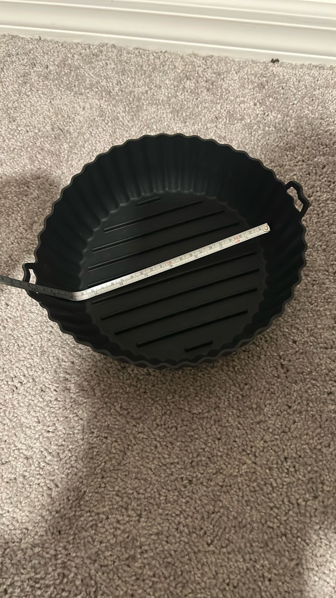 silicone air fryer liner